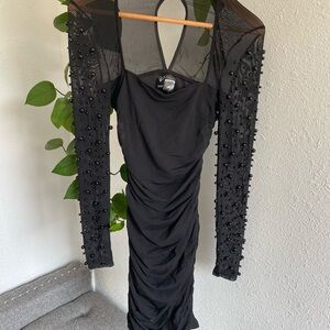 Windsor Black Pearl Dress | Size M